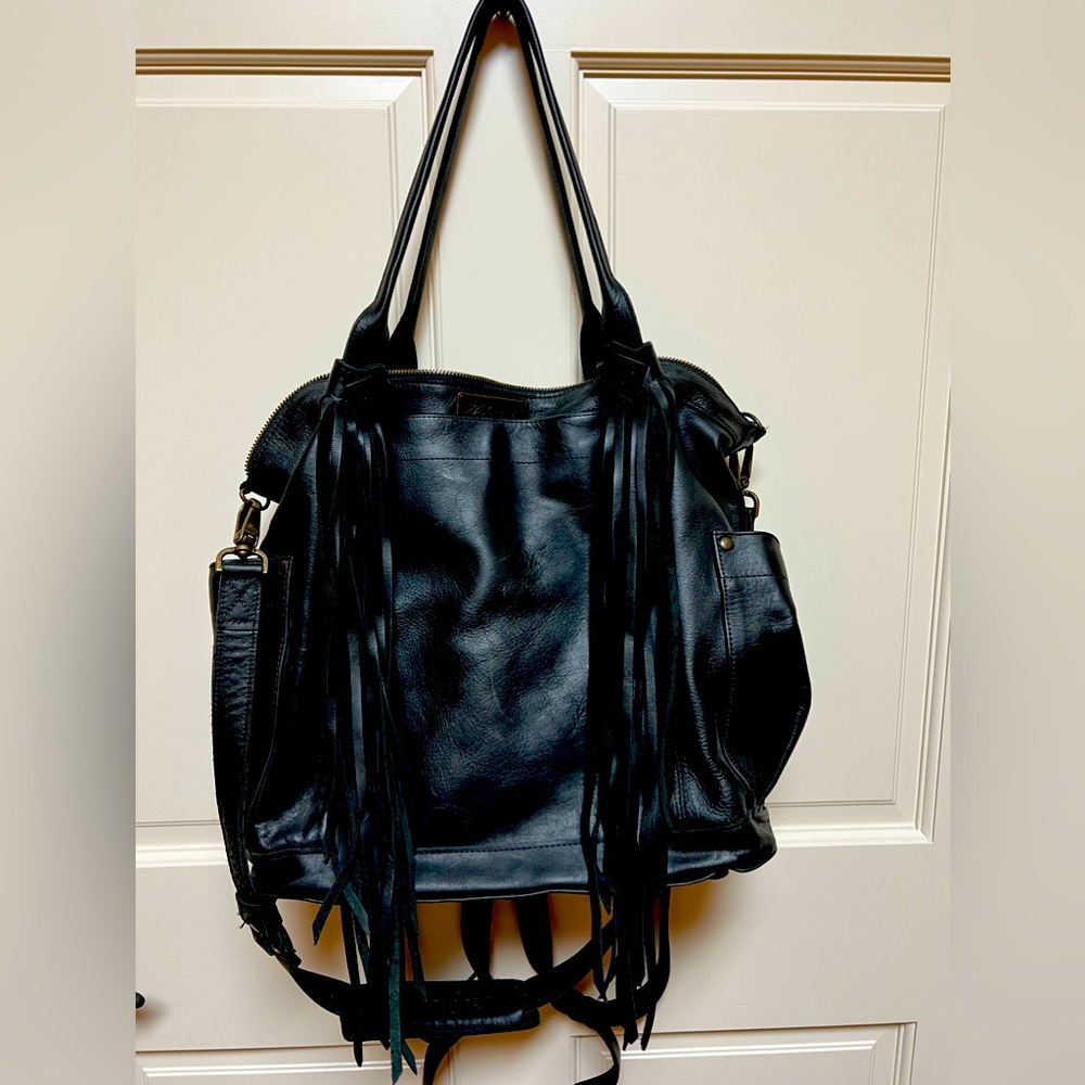 Nena and company Convertible bag with Diamanté dribble tassels